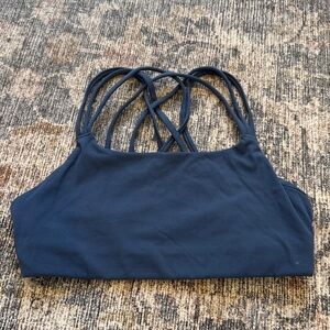Athleta Hyper Focused Blue Sports Bra